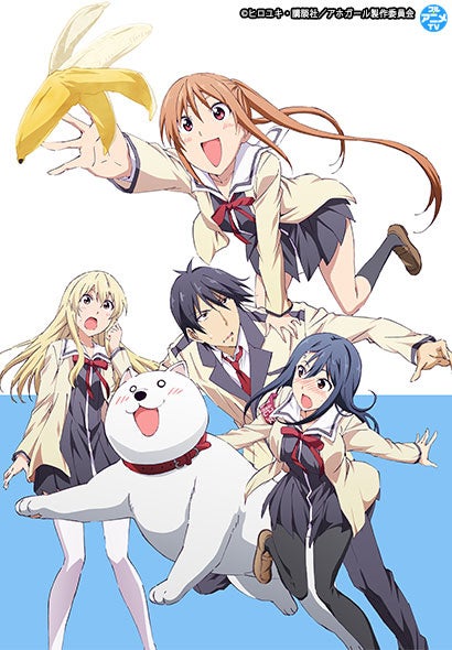 TVアニメ「アホガール」YouTubeで全話を一挙無料公開、本日配信開始【著者最新作「ドリーム☆ジャンボ☆ガール」第4巻発売記念！】