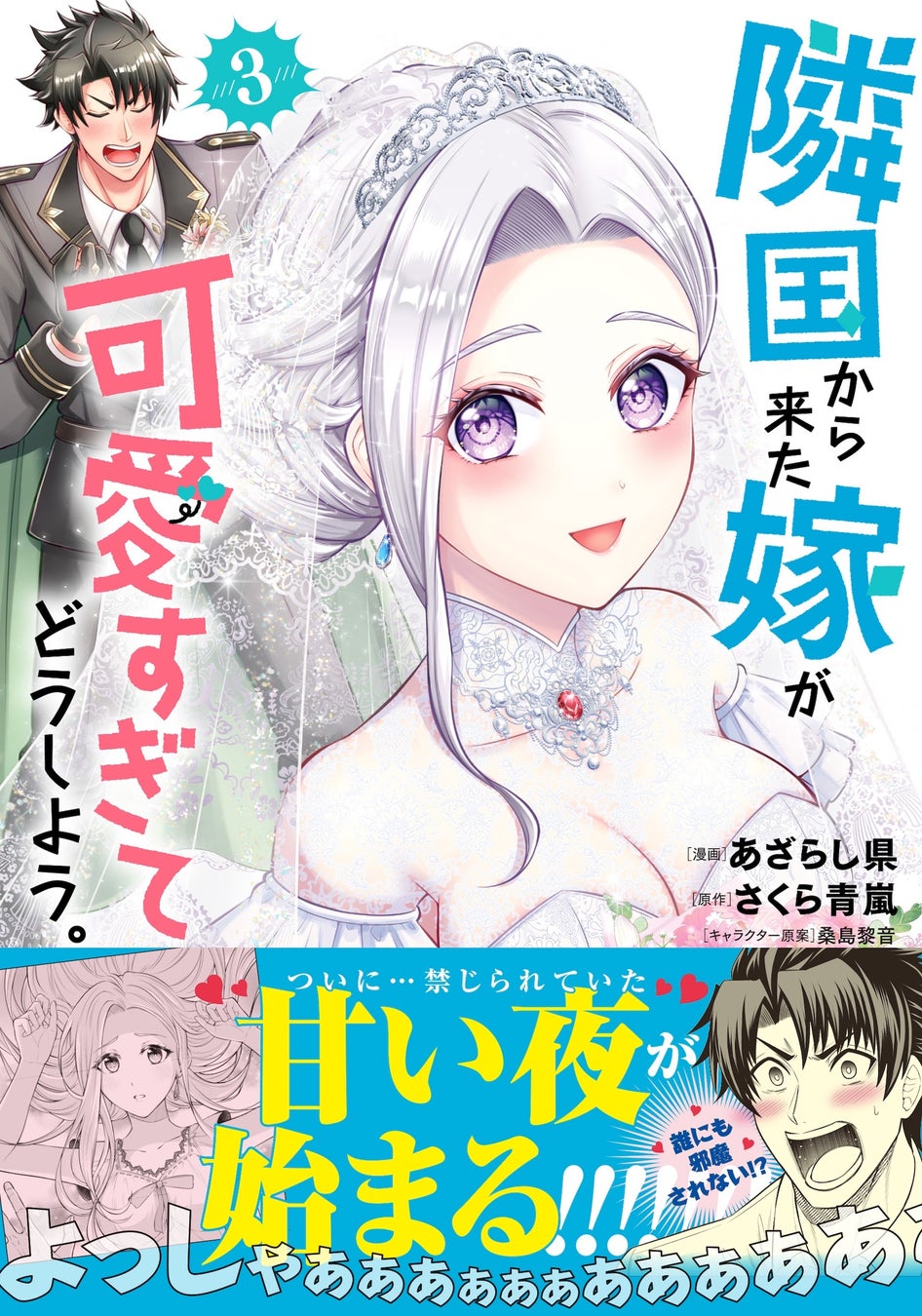 【ピッコマ2025 新作ランキング2位獲得の話題作！】『隣国から来た嫁が可愛すぎてどうしよう。（コミック）３』3月6日(金)発売／PASH! コミックス