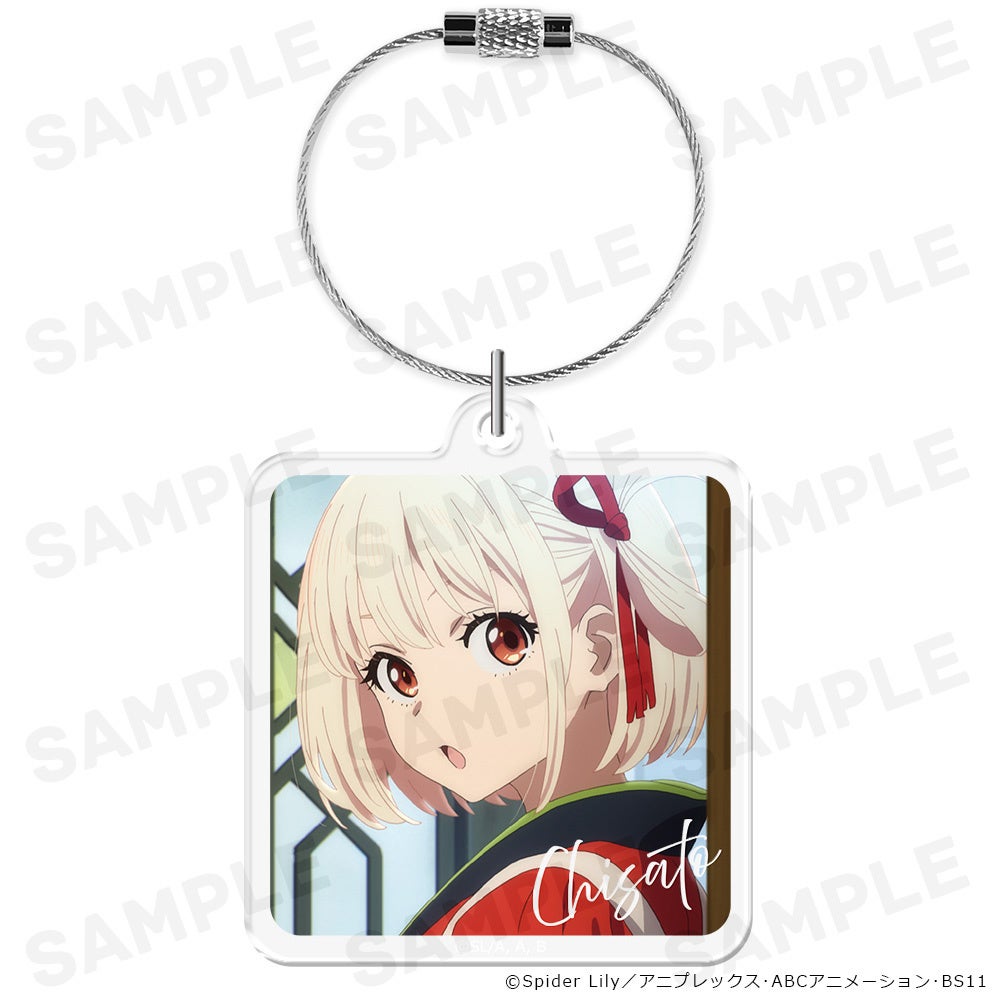 TVアニメ「リコリス・リコイル」アクリルキーリングの受注を開始しました！