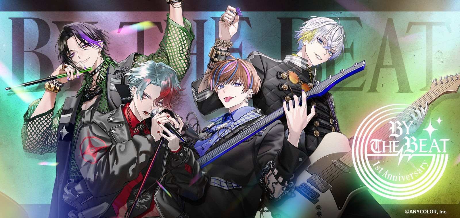 「NIJISANJI EN」に所属する「BY THE BEAT(バイ・ザ・ビート)」の1周年を記念したオリジナルグッズが全世界で発売決定！3月15日より予約販売開始