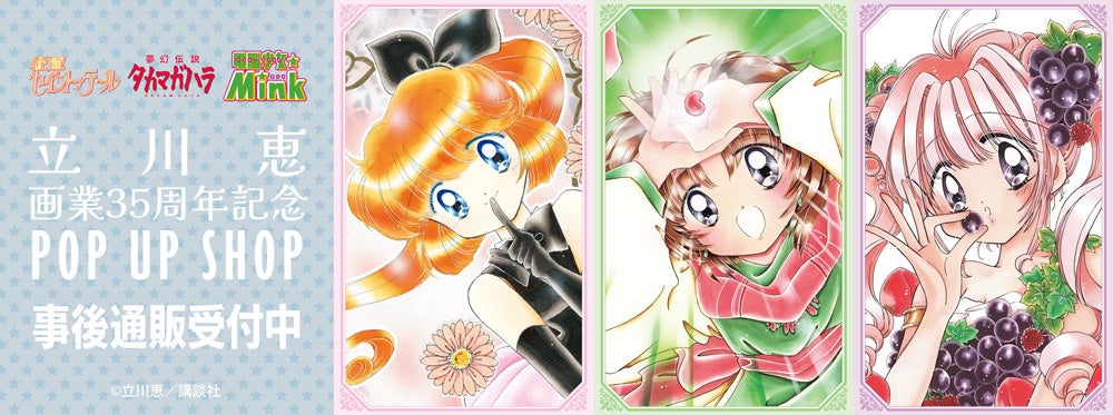 立川恵画業35周年記念POP UP SHOPの事後通販スタート！