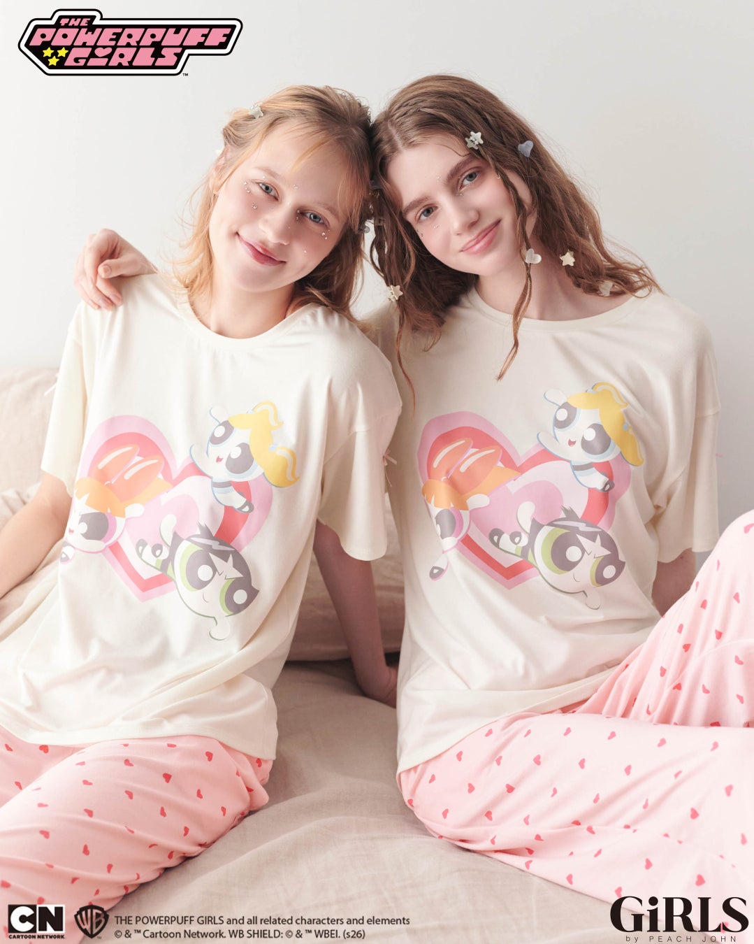 GiRLS by PEACH JOHNが『THE POWERPUFF GIRLS(パワーパフ ガールズ)』のコレクションを3月18日(水)に発売！ランジェリーやルームウェアがラインナップ。