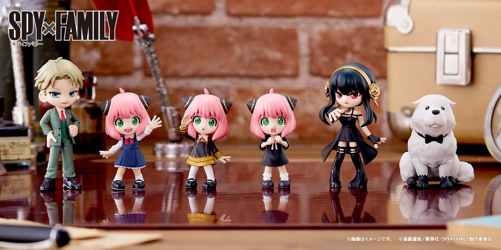 TVアニメ『SPY×FAMILY』のキャラクターが手のひらサイズのデフォルメフィギュアに！「PalVerse　SPY×FAMILY」が新登場！