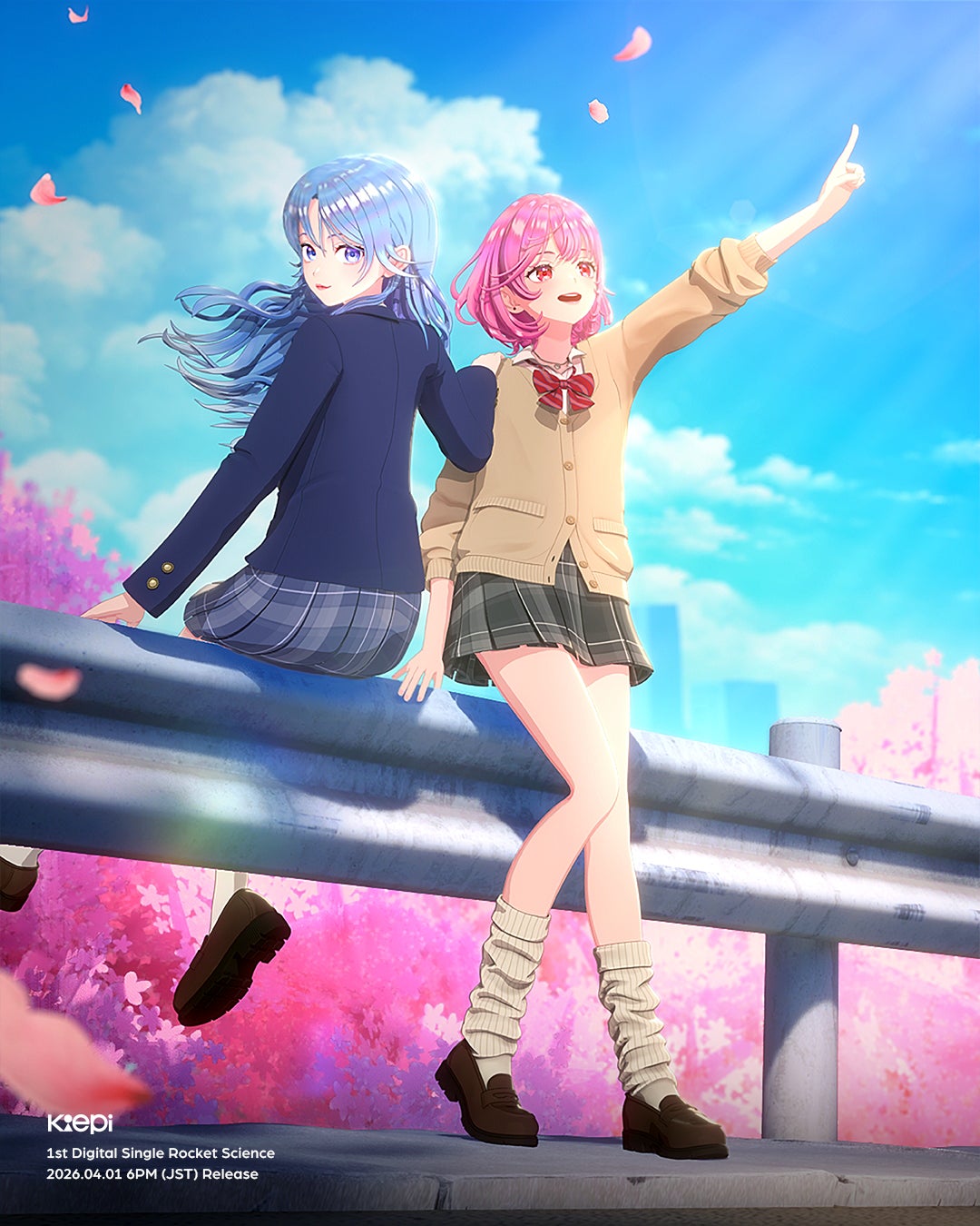 Virtual Artist “Kiepi”のデビュー曲「Rocket Science」のGroup Concept Photo “School ver.” を公開!