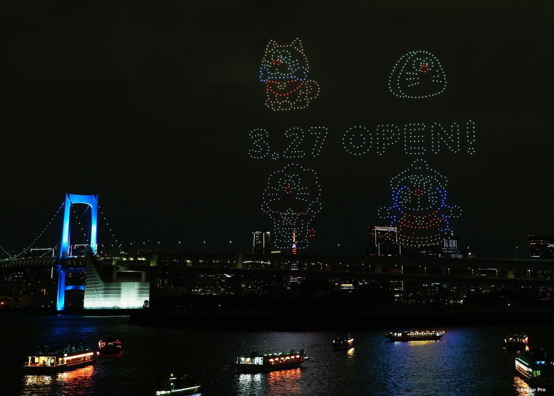 世界各地を巡ったドラえもん史上最大級のイベント『100％ドラえもん＆フレンズ in 東京』　日本を象徴する「日本会場オリジナルドラえもん」4種類が登場するアニメ『ドラえもん』の放送決定！