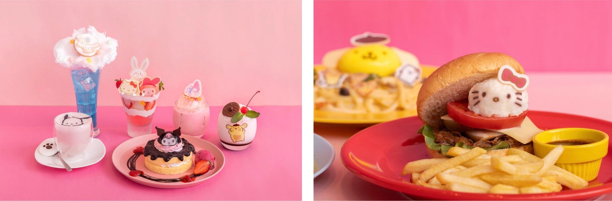 「サンリオ展 FINAL ver. ニッポンのカワイイ文化60年史」の特別コラボメニューがTHE SUN & THE MOON（Cafe）に登場