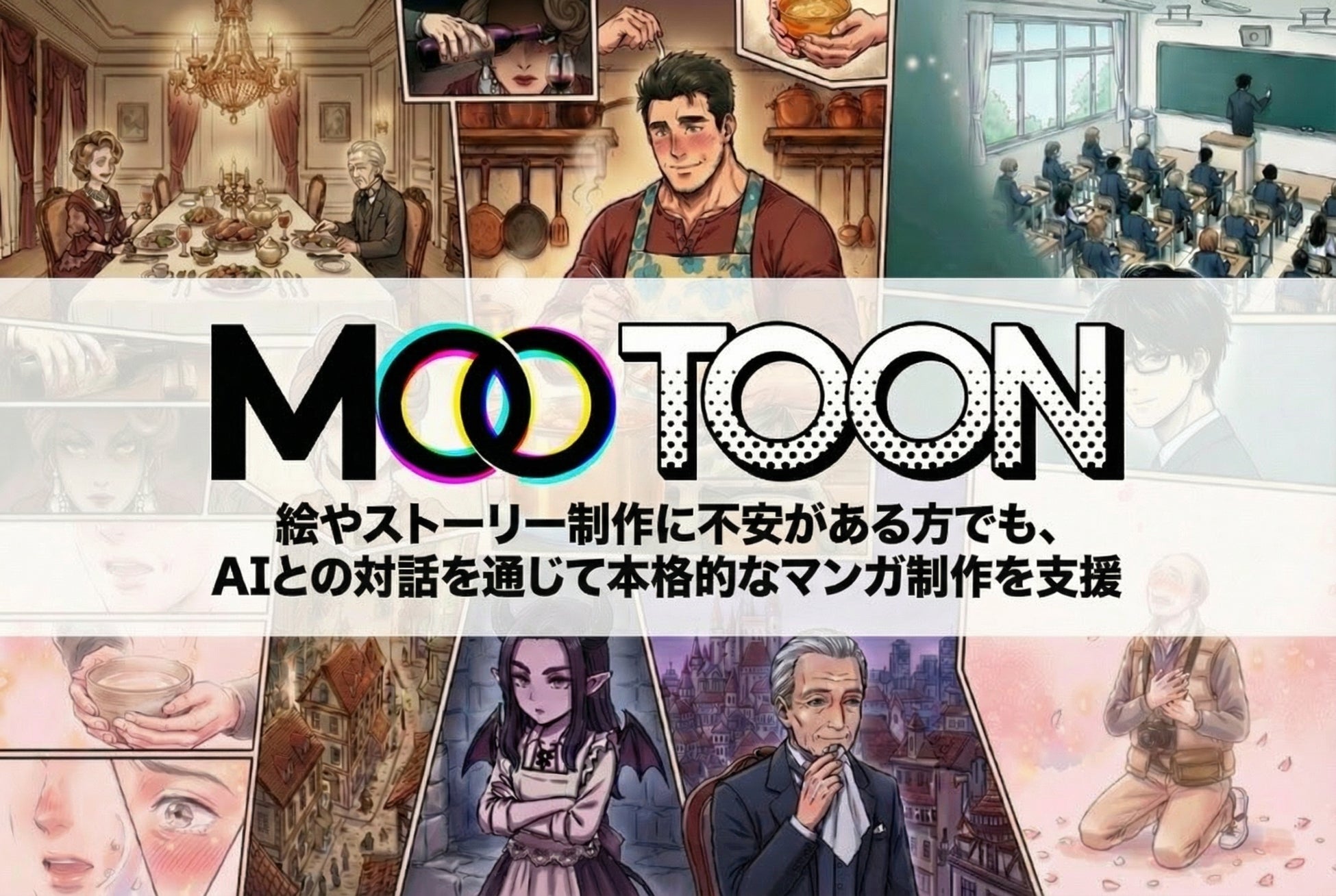 【思い描くストーリーをマンガに】AIマンガ制作プラットフォーム『MOOTOON STUDIO』、ブランドページを公開。5月の正式リリースに先駆けテストユーザー募集を開始