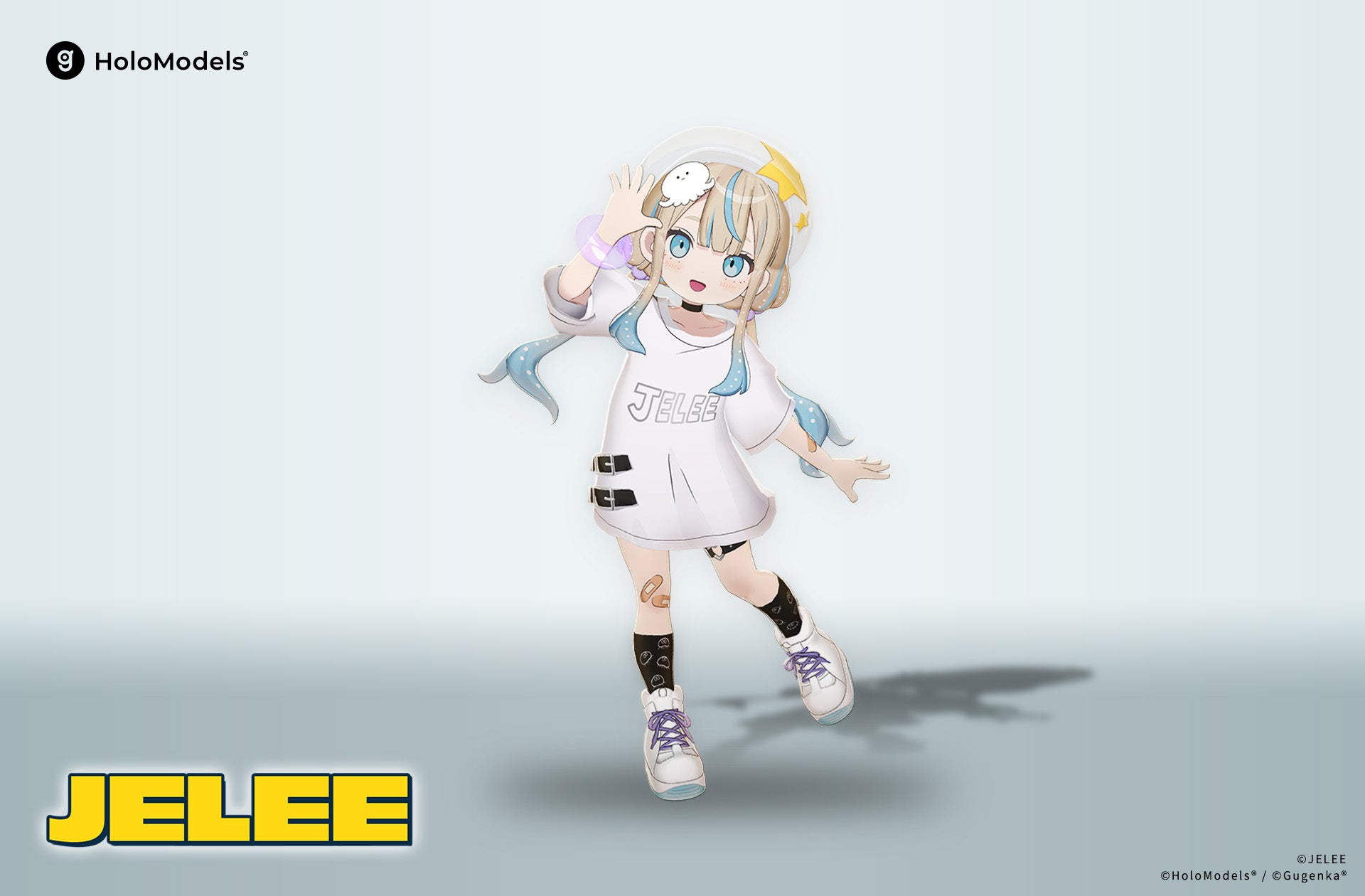 『夜のクラゲは泳げない』JELEEちゃんの3DモデルをGugenkaが制作ホロモデル販売開始および今後の展開をサポート