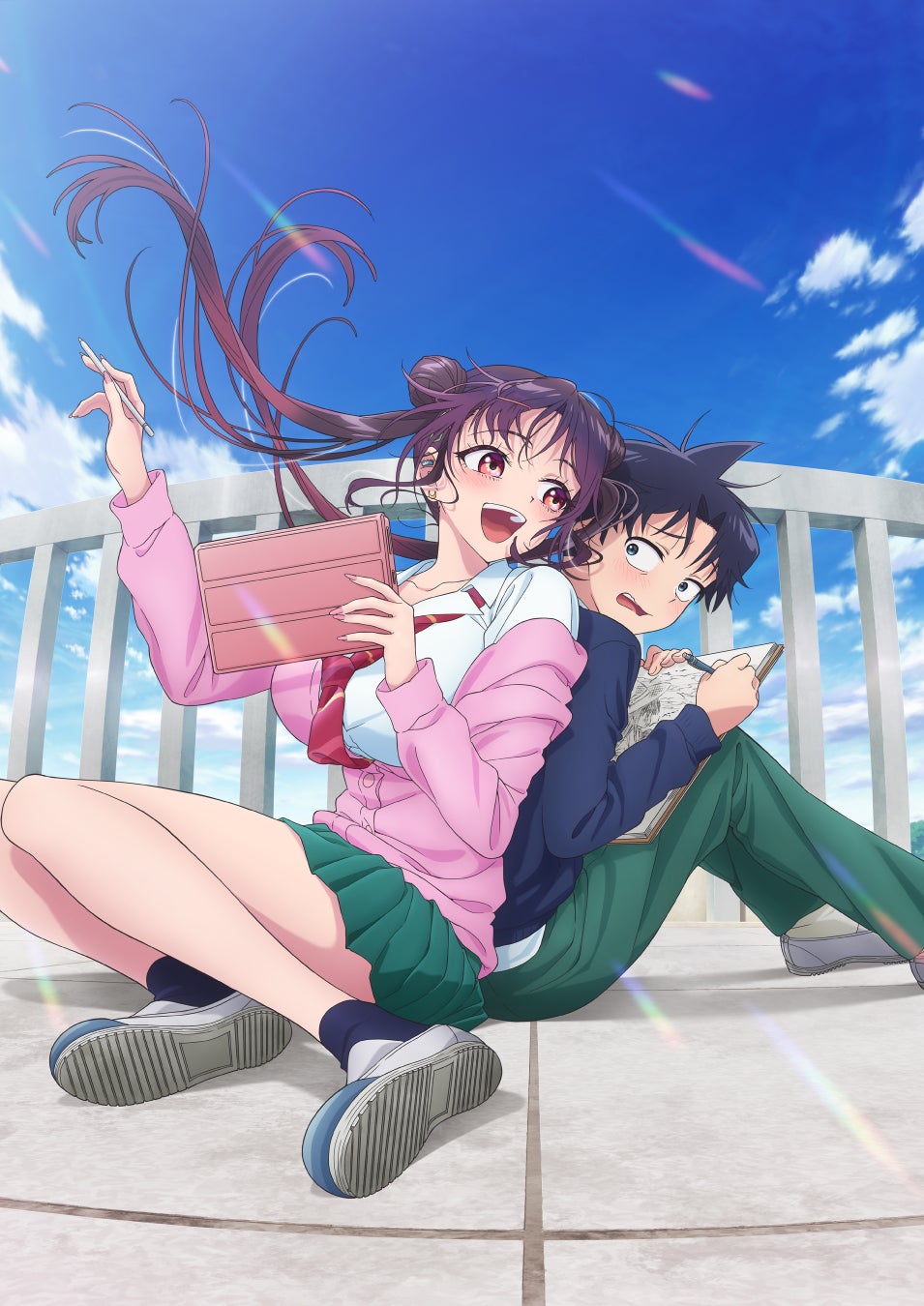 TVアニメ「描くなるうえは」 第1弾キービジュアル解禁‼