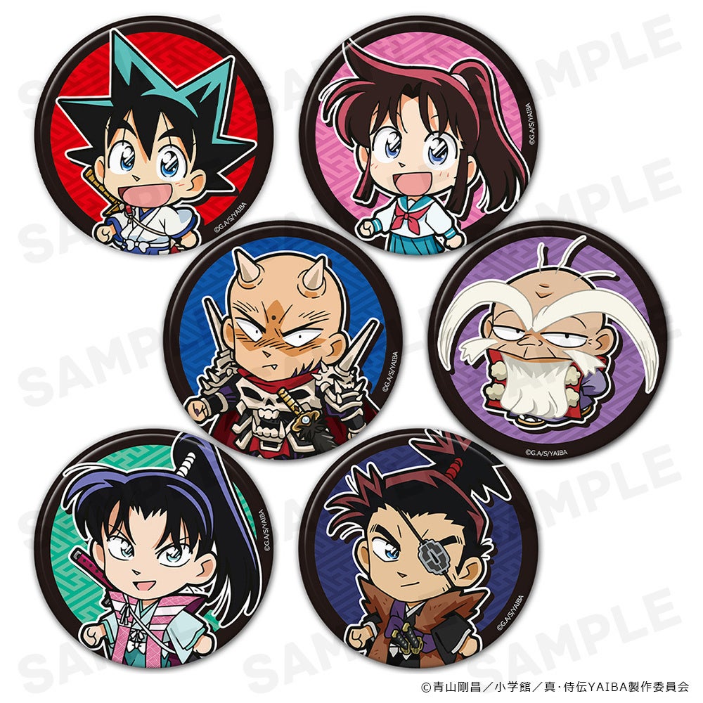 TVアニメ『真・侍伝YAIBA』ついてっくトレーディング缶バッジの受注を開始しました！