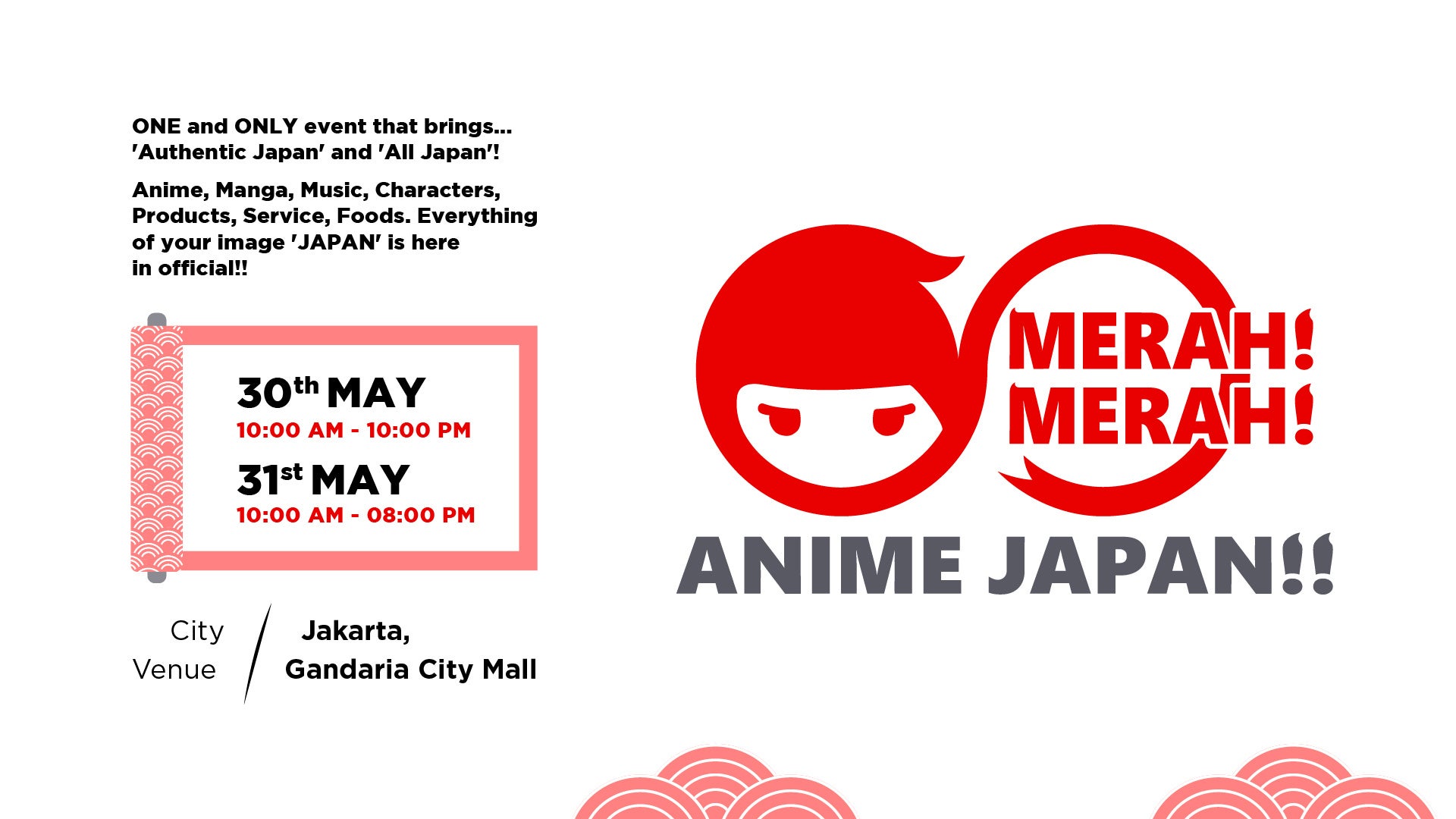 インドで延べ10万人を動員したアニメ×日本文化イベントが、ジャカルタに上陸！「Merah! Merah! Anime Japan!!」2026年5月30・31日開催決定