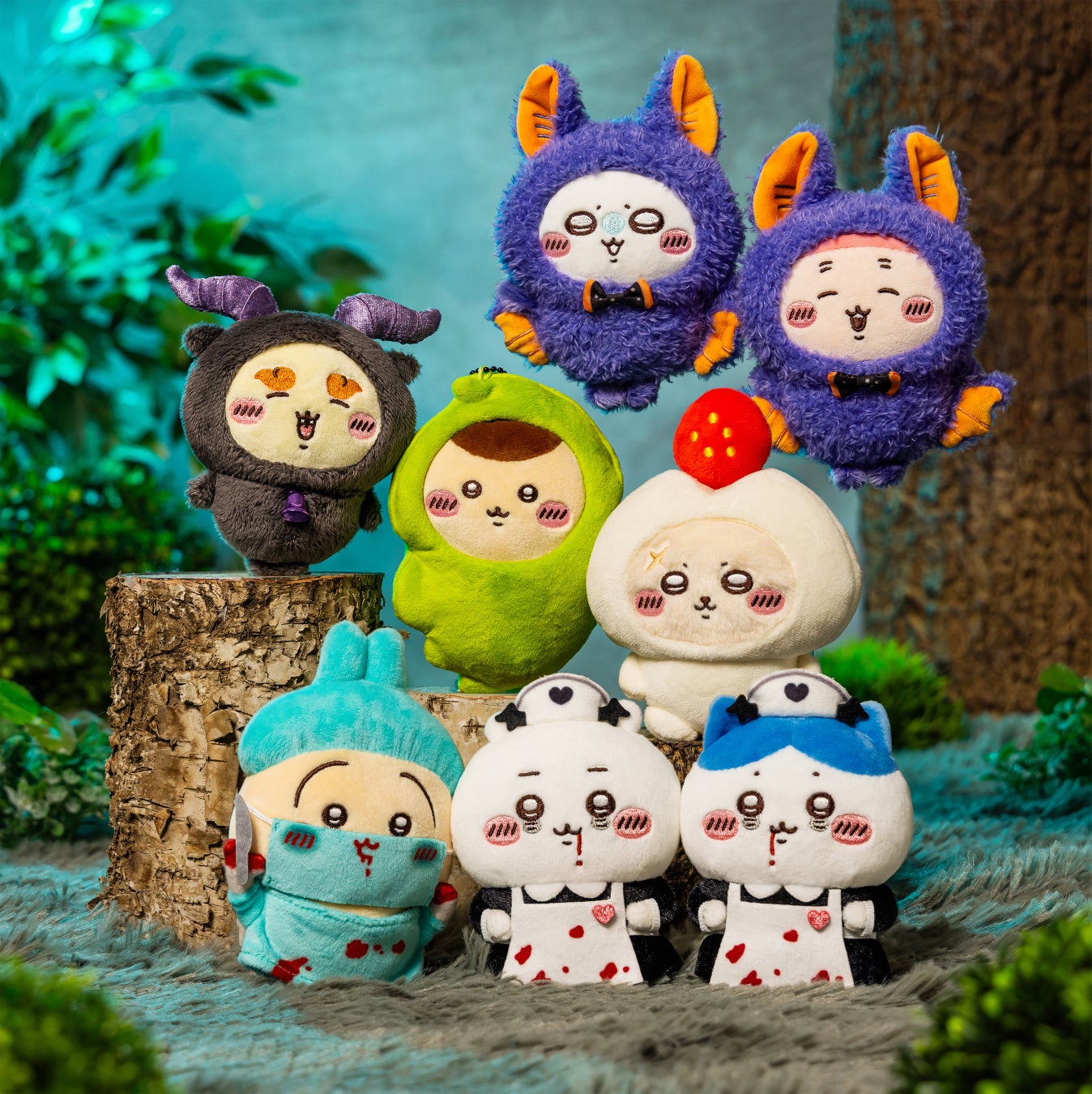 【受注予約】ちいかわたちがハロウィンの仮装で大集合！「みんなで仮装なマスコット」（全8種）2026年5月13日（水）18時より「ちいかわマーケット」で受注予約開始