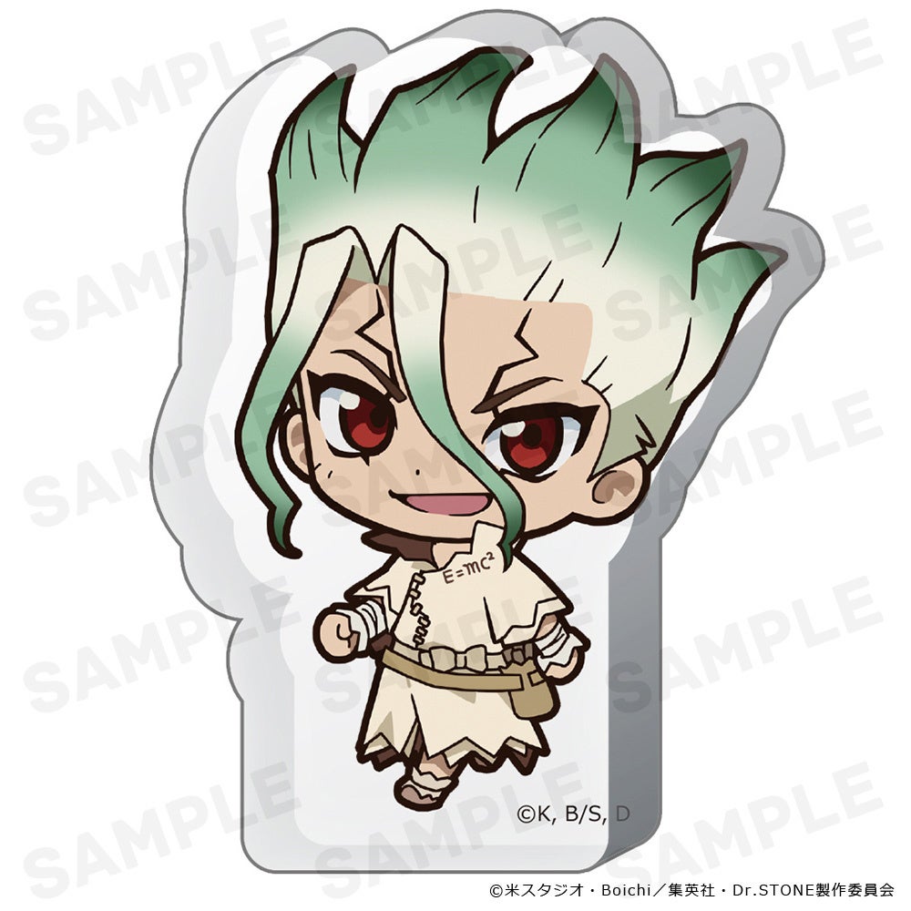 TVアニメ「Dr.STONE」ついてっく厚みアクリルスタンドの受注を開始しました！