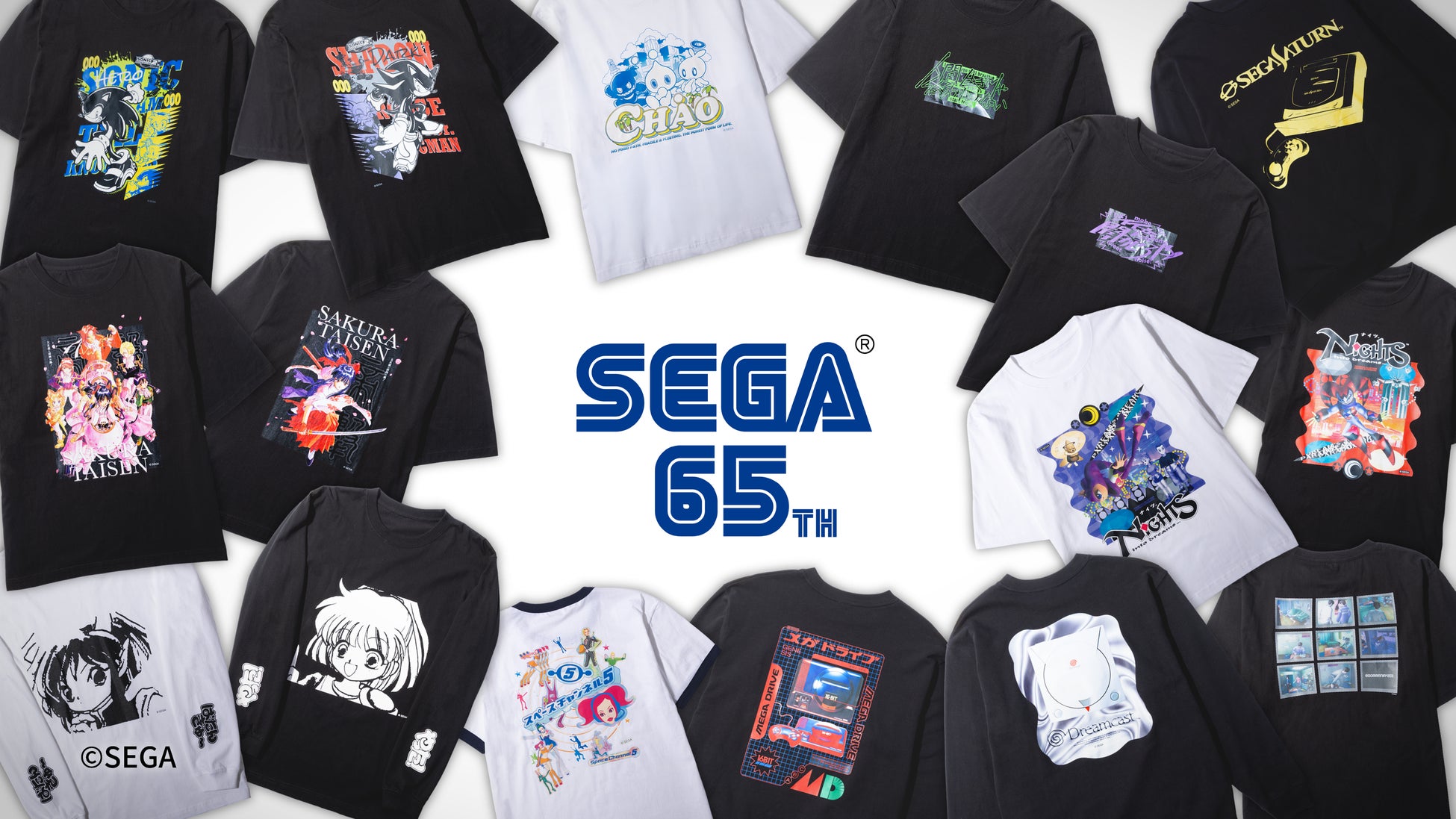 セガ設立65周年記念！「SEGA 65th THE LIMITED SHOP」の新作オリジナル商品が「Aniqueショップ」にて受注販売決定！