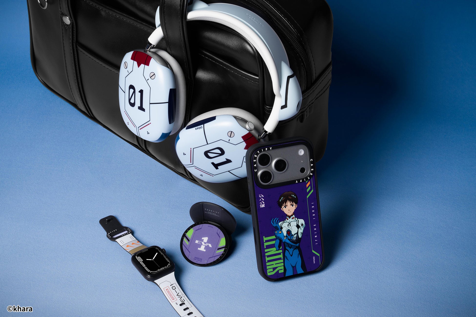 【CASETiFY】「エヴァンゲリオン x CASETiFY」数量限定の新作アクセサリーとともに再び登場
