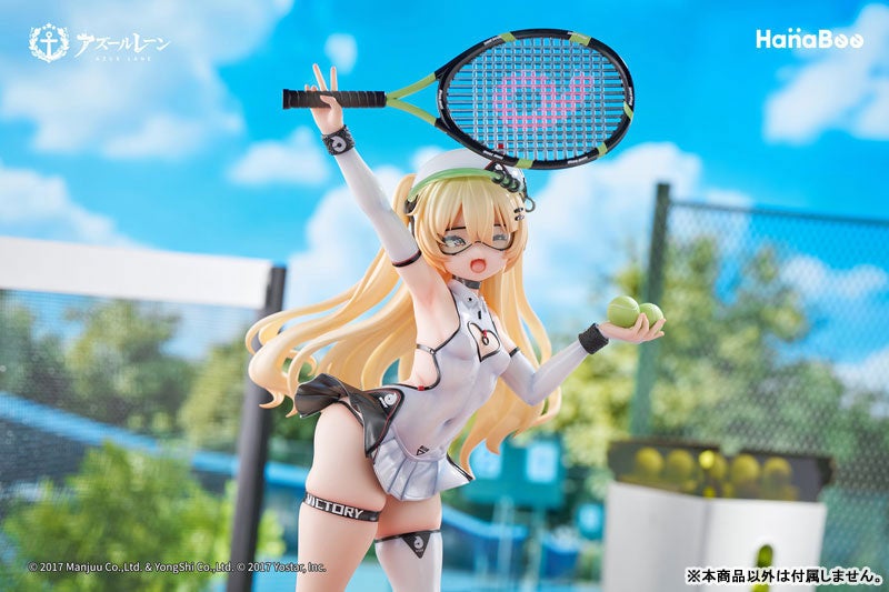 人気スマホゲーム『アズールレーン』より、「バッチ」がスキン「絢爛なるスポーツスター」の姿でフィギュア化。