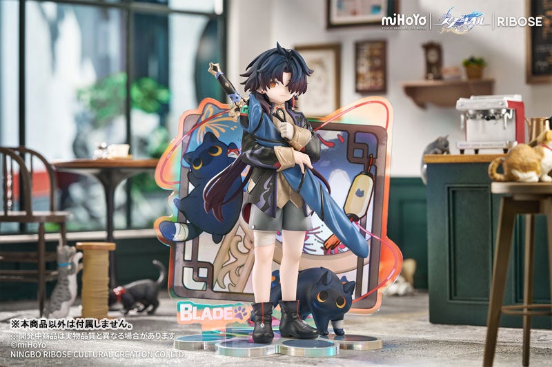 大人気ゲーム『崩壊：スターレイル』より、ちびねこシリーズフィギュア第六弾「刃」が登場。あみあみ含む一部流通限定でご案内中。