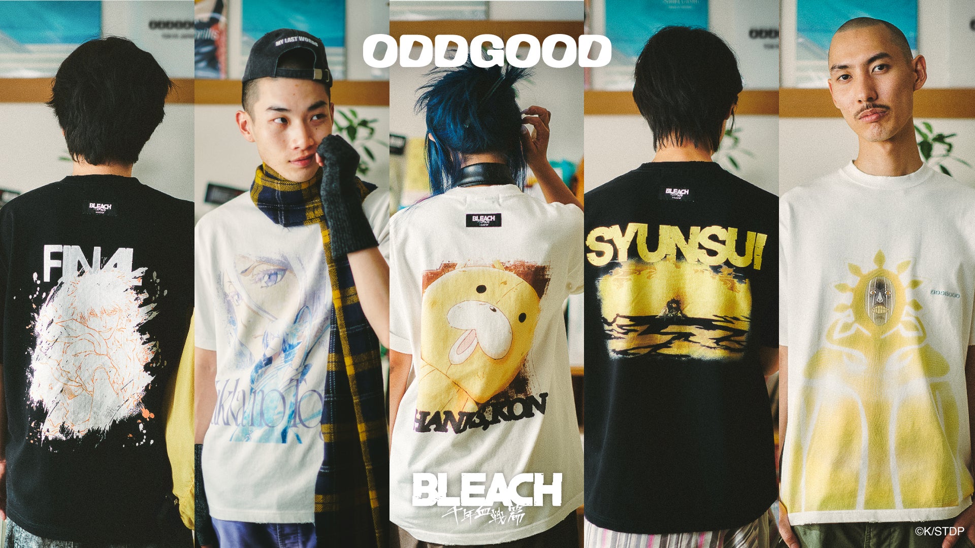 TVアニメ『BLEACH 千年血戦篇』の世界観を落とし込んだアパレルコレクションを新ブランド「ODDGOOD」のPOP UP STOREにて2日間限定で発売！