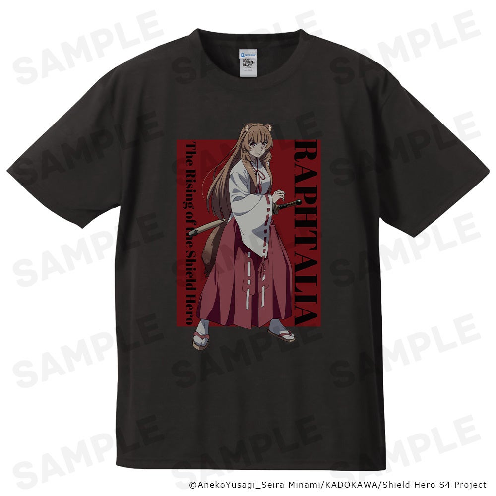 TVアニメ『盾の勇者の成り上がり Season 4』Tシャツ、ホログラム缶バッジ2個セット、メタリック缶バッジ２個セットの受注を開始しました！