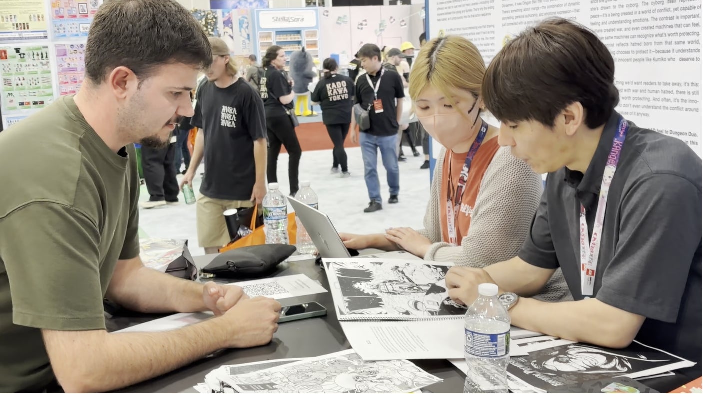 米国「Anime Expo」で漫画”持ち込み”イベント初開催！編集者が対面で作品添削＆アドバイス　日本デビューを目指す海外クリエイターが多数参加