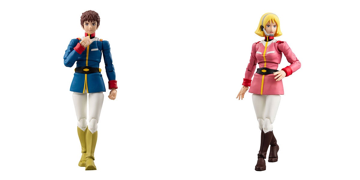 『機動戦士ガンダム』より、「アムロ・レイ」「セイラ・マス」の可動フィギュアが登場。あみあみにて、それぞれ予約受付中。