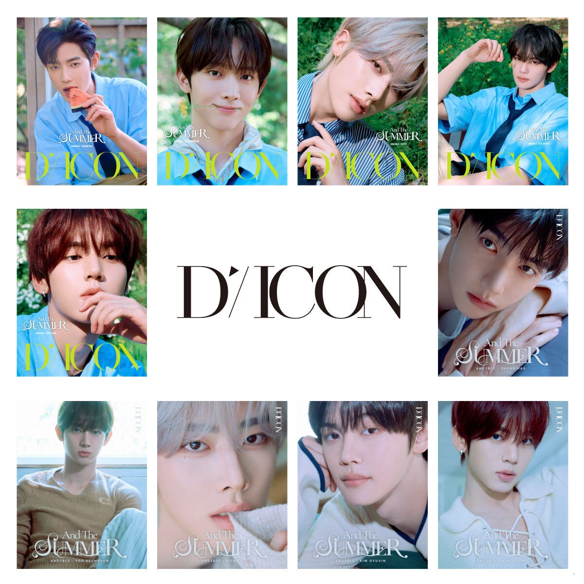 5人組ボーイズグループ「AND2BLE」初の写真集 『D’ICON VOLUME N°35 AND2BLE』発売決定