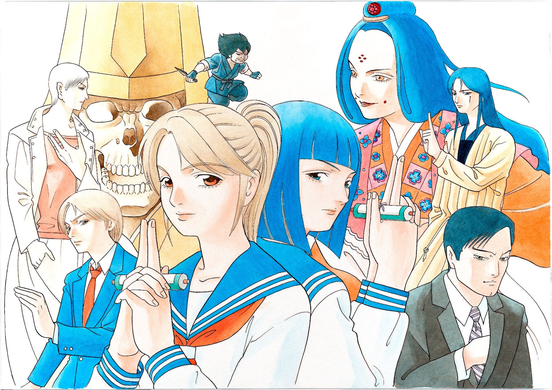 永久保貴一『カルラ舞う』連載40周年記念「オフィス・カルラ原画展」永久保貴一・潮見知佳・水都あくあ新宿マルイアネックスにてPOP UP SHOP開催！＆POP UP SHOP開催記念ファンミーティング