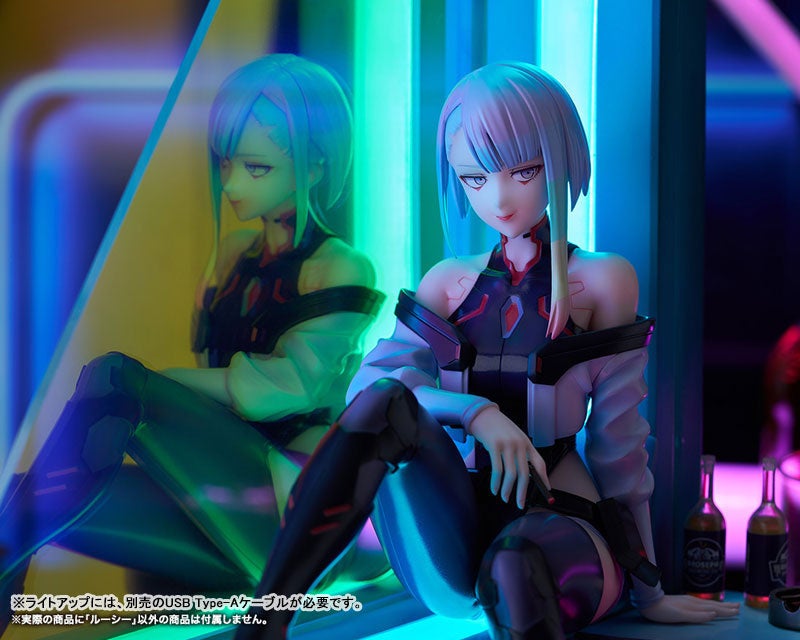 アニメ『サイバーパンク：エッジランナーズ』より、「ルーシー」のフィギュアがライトアップ仕様のジオラマとともに登場。あみあみにて予約受付中。