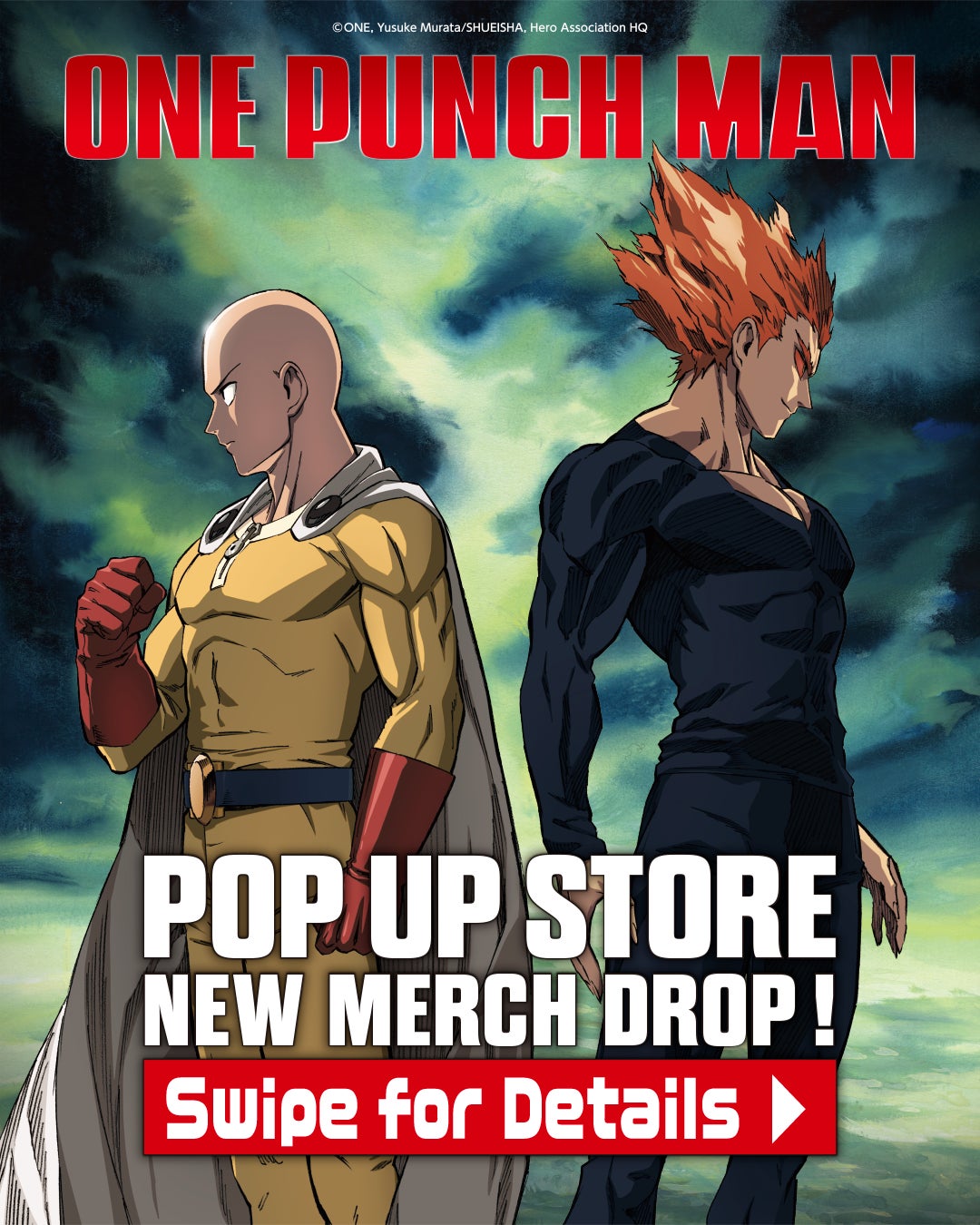 灯白社、アニメ『ワンパンマン』第3期 POPUP SHOPをアメリカで開催
