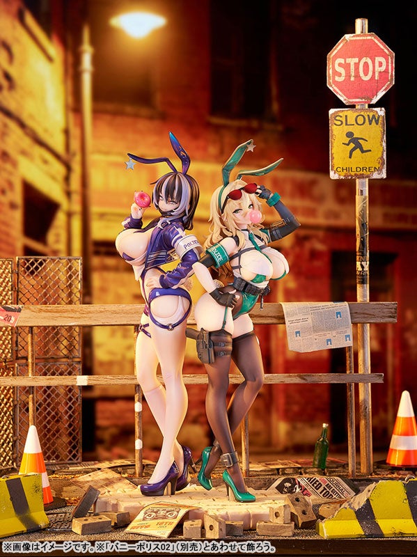 CheLA77先生のオリジナルキャラ「バニーポリス01」「バニーポリス02」がフィギュアで登場。あみあみにて、それぞれ予約受付中。
