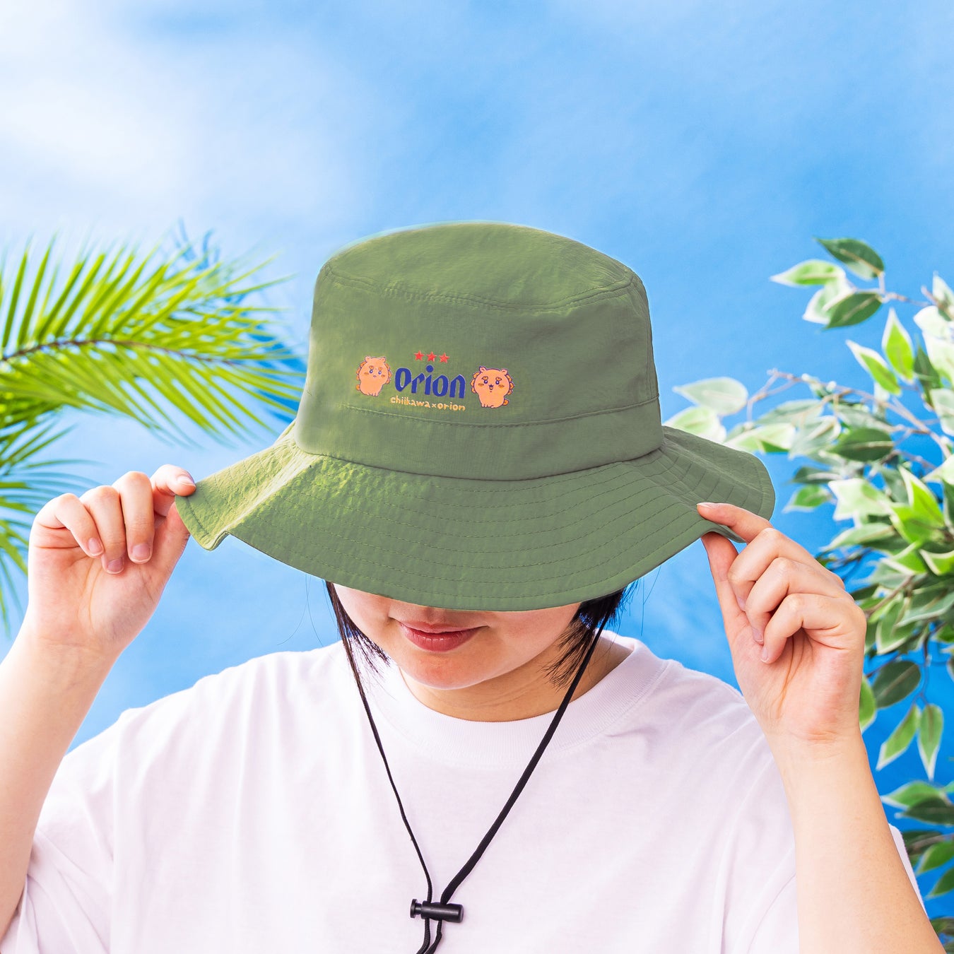 「ちいかわ」×「オリオンビール」沖縄らしさあふれるデザインのキャップとハットを8月21日発売