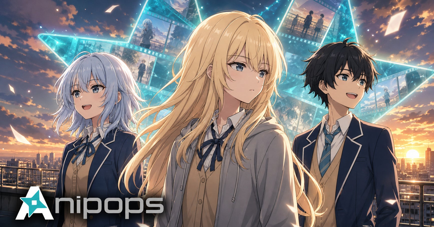 日本発ショートアニメ配信プラットフォーム「Anipops（アニポップス）」始動〜オリジナル5作品を同時配信、最先端AI技術を活用したアニメスタジオも新設〜