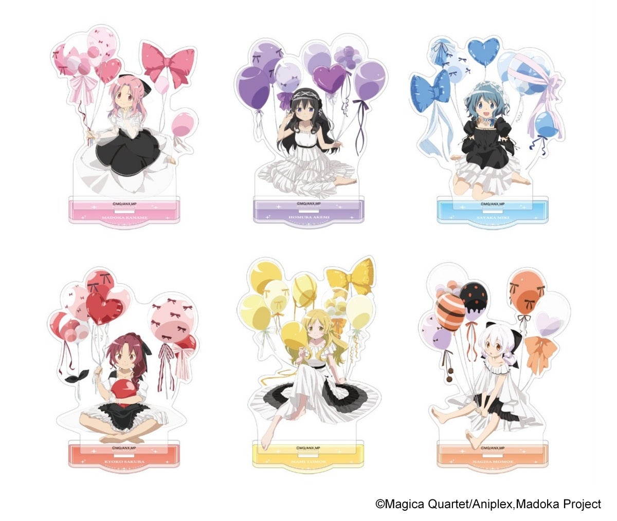 バルーンを手にしたキュートなまどか達がお披露目！　『劇場版 魔法少女まどか☆マギカ〈ワルプルギスの廻天〉』の描き下ろしイラストを使用した商品が、アニメイトで2026年10月24日発売！