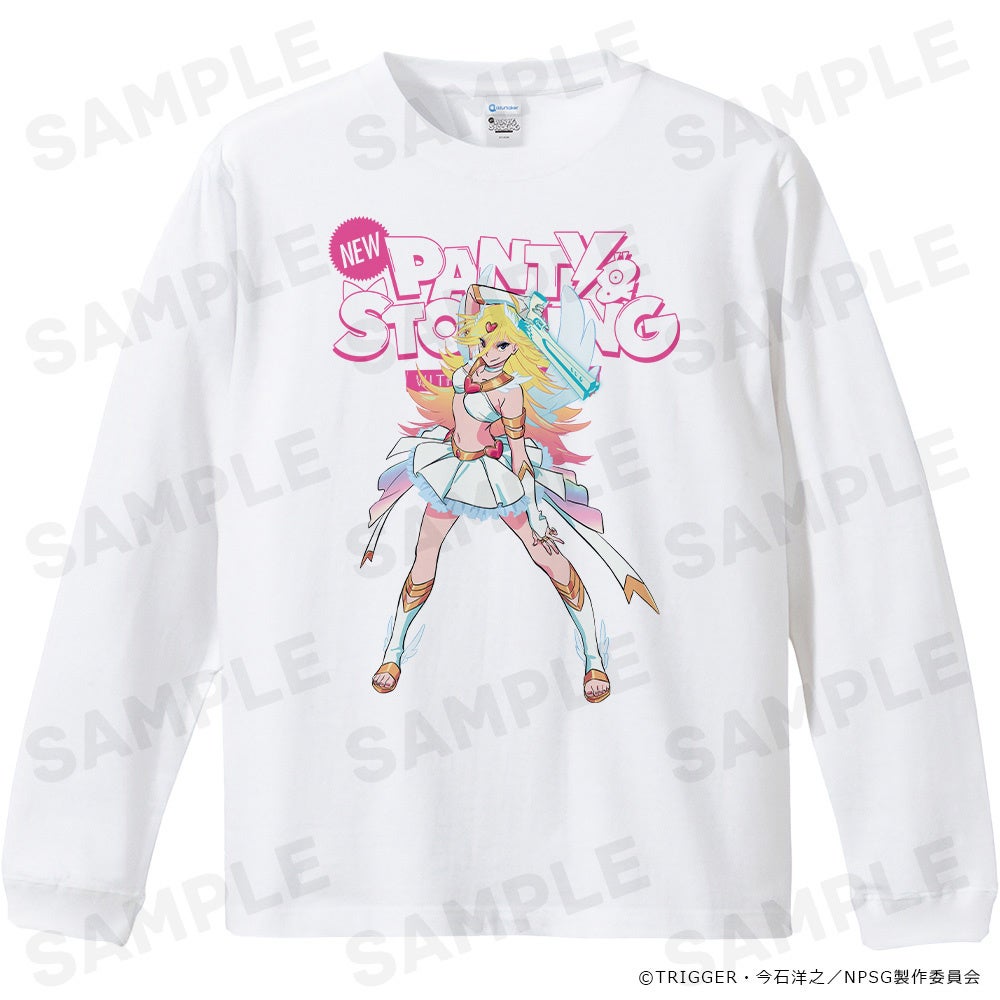TVアニメ「New PANTY ＆ STOCKING with GARTERBELT」リブ付ロングスリーブTシャツ、Tシャツ、キャラクターラバーマット、マグカップなどの受注を開始しました！