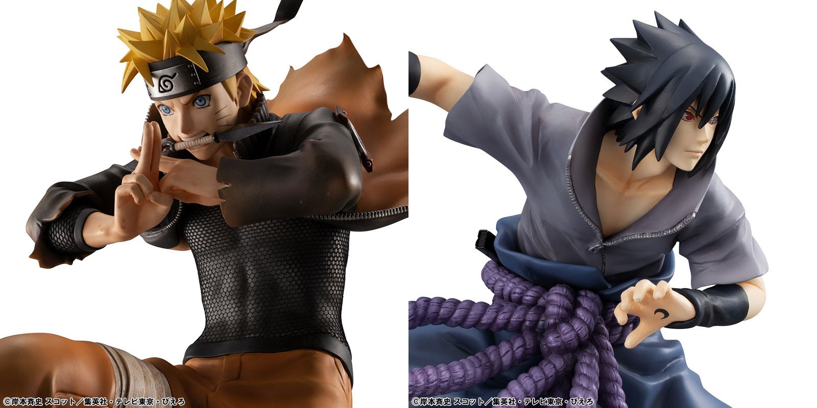 『NARUTO-ナルト- 疾風伝』より、「うずまきナルト」「うちはサスケ」の忍界大戦Ver.フィギュアが再登場。あみあみ含む一部流通限定でご案内中。