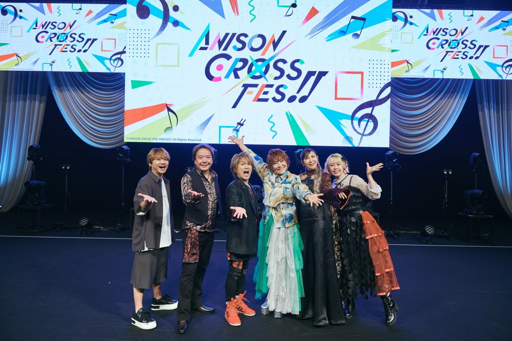 1,300人超が熱狂！松本梨香、きただにひろし、高橋洋子、宮﨑歩、五條真由美、林勇が出演！「ANISON CROSS FES!!」公式ライブレポートを公開