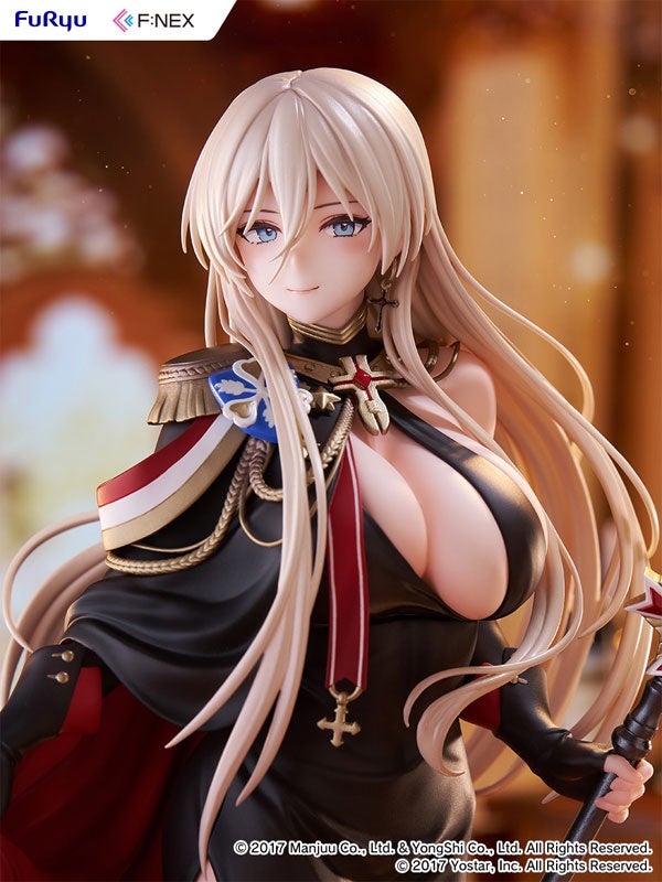 『アズールレーン』より、7周年記念イラストをモチーフにした正装姿の「ビスマルク」がフィギュア化。あみあみにて予約受付中。