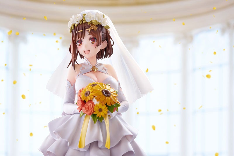 『ライザのアトリエ3 ～終わりの錬金術士と秘密の鍵～』より、「ライザリン・シュタウト」がウェディングドレス姿でフィギュア化。あみあみにて予約受付中。