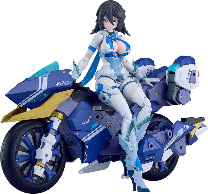 『キューティーハニーNova』より、「ハリケーンハニー」と専用バイク「ハニーチェイサー」がセットでプラモデル化。あみあみ含む一部流通限定でご案内中。
