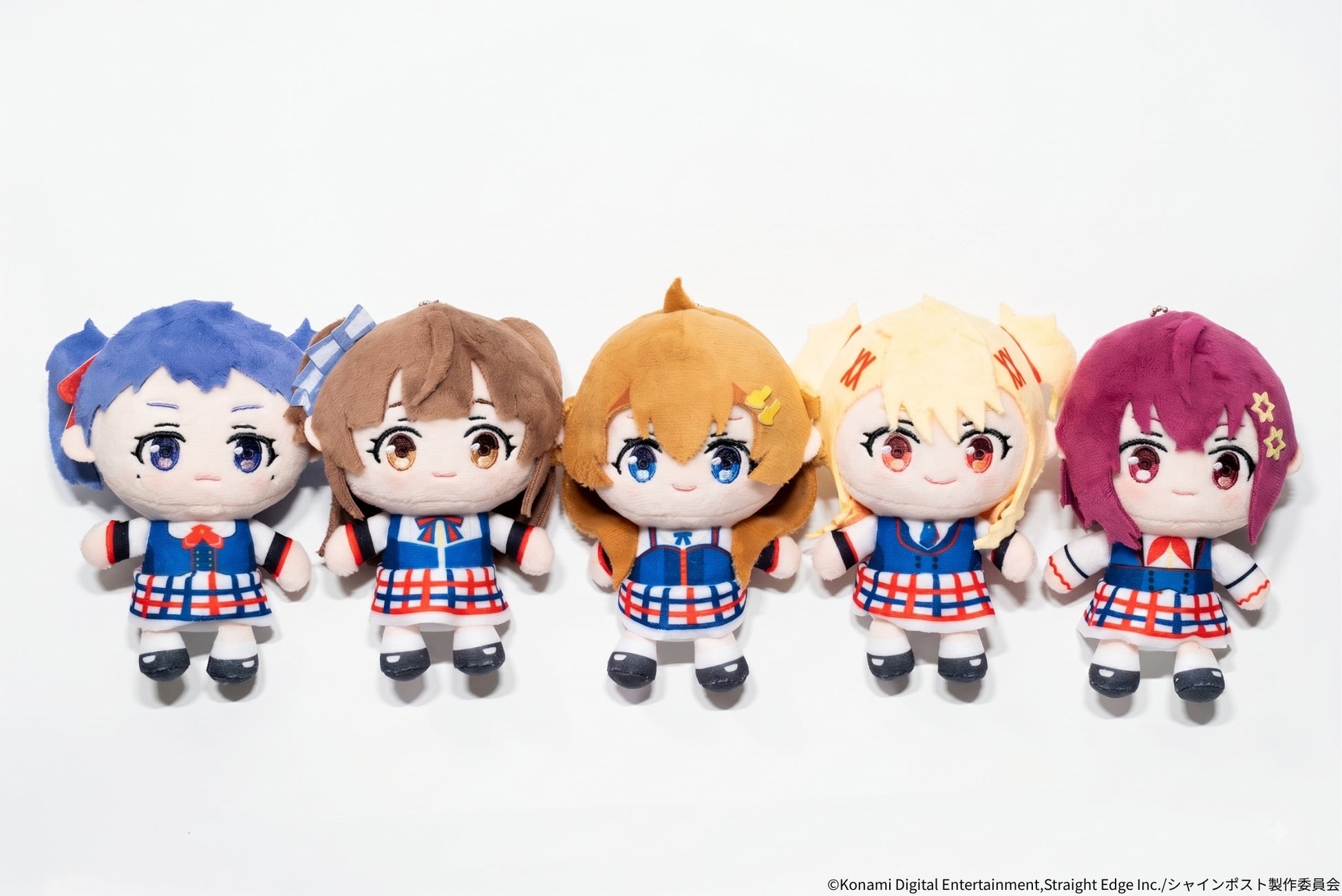 『シャインポスト』のアイドルユニット『TINGS』メンバー5人が手のひらサイズのぬいぐるみキーホルダーになって登場！　2026年9月19日（土）より販売開始！