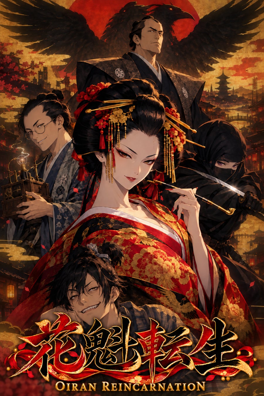 株式会社プエンテ、生成AIで制作したオリジナルアニメ「花魁転生 -Oiran Reincarnation-」を10月2日よりYouTubeで配信開始